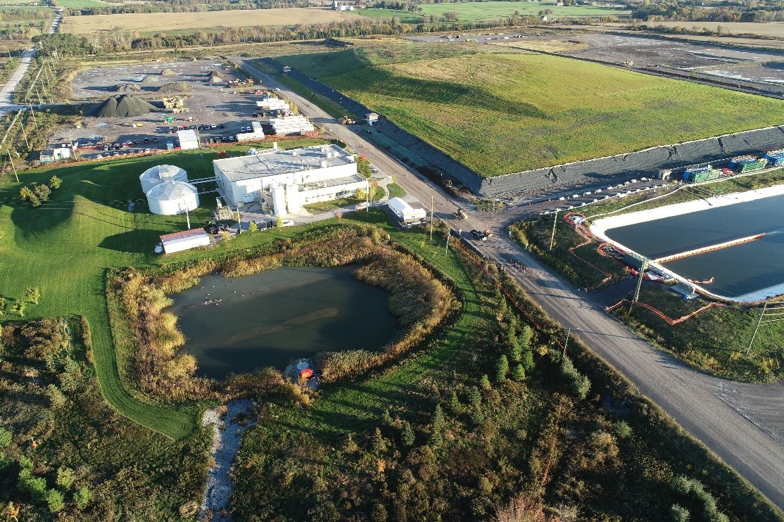 Aerial view of Port Granby LTWMF