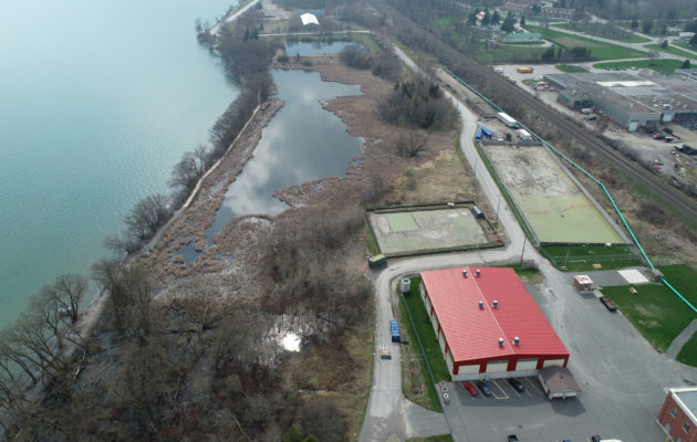 Sewage Treatment site TSS aerial view